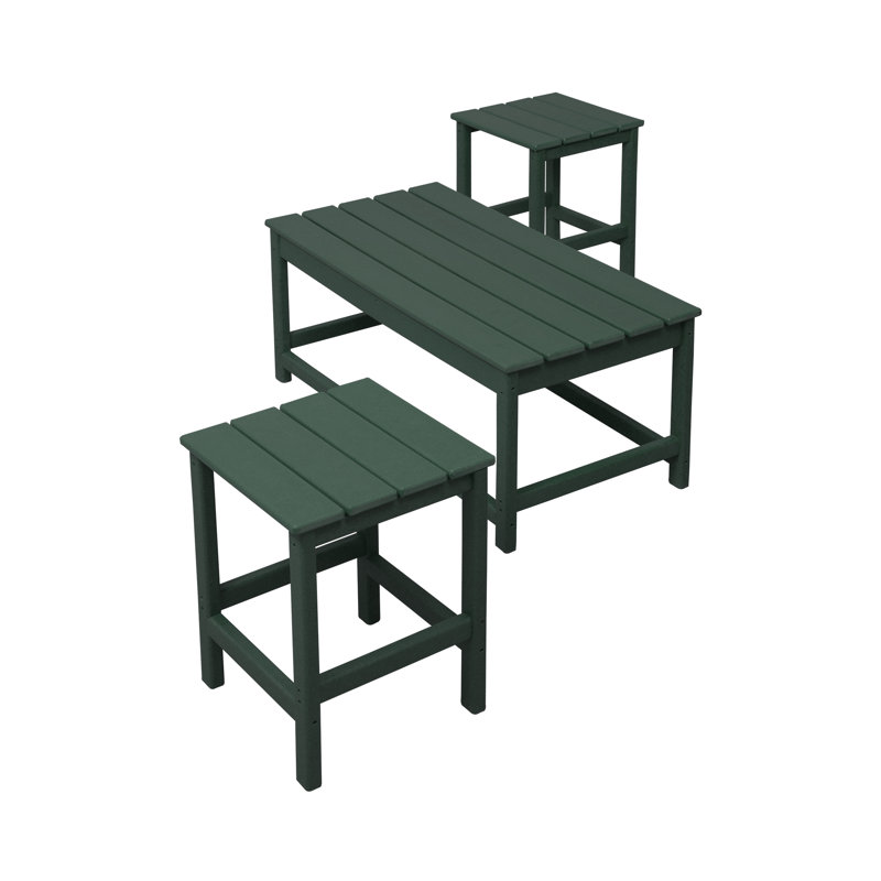 Table d'appoint et table basse Alger, Vert foncé