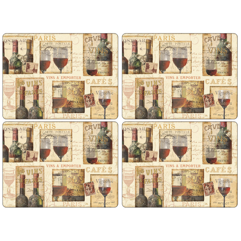 Napperon Pimpernel French Cellar 15,7 po x 11,7 po