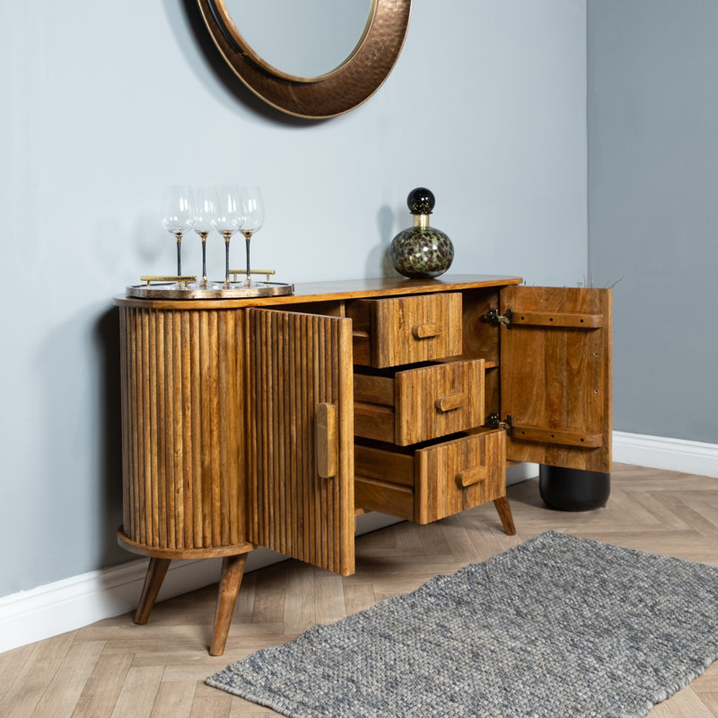 Elleen 140cm Solid Wood Sideboard