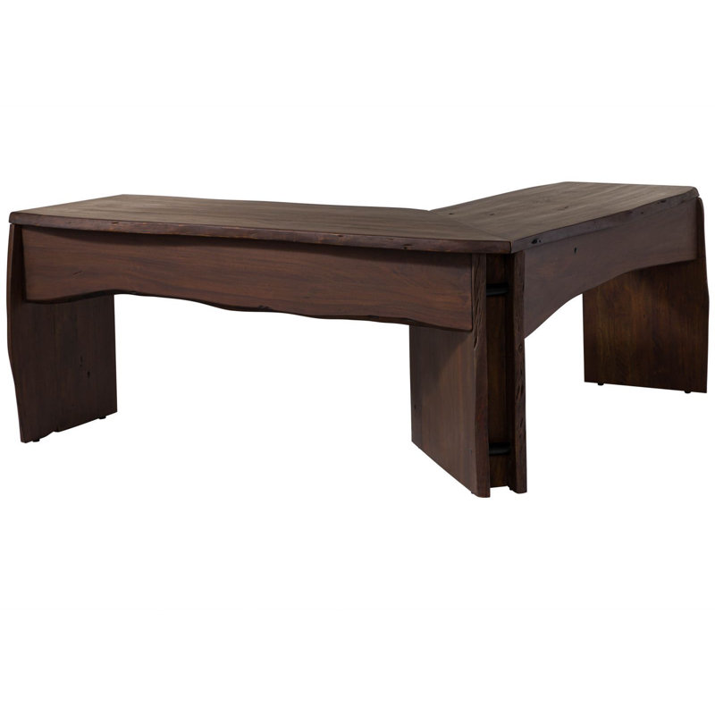 L-Shape Desk, Brown