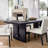 Steady solid wood dining table-212764666