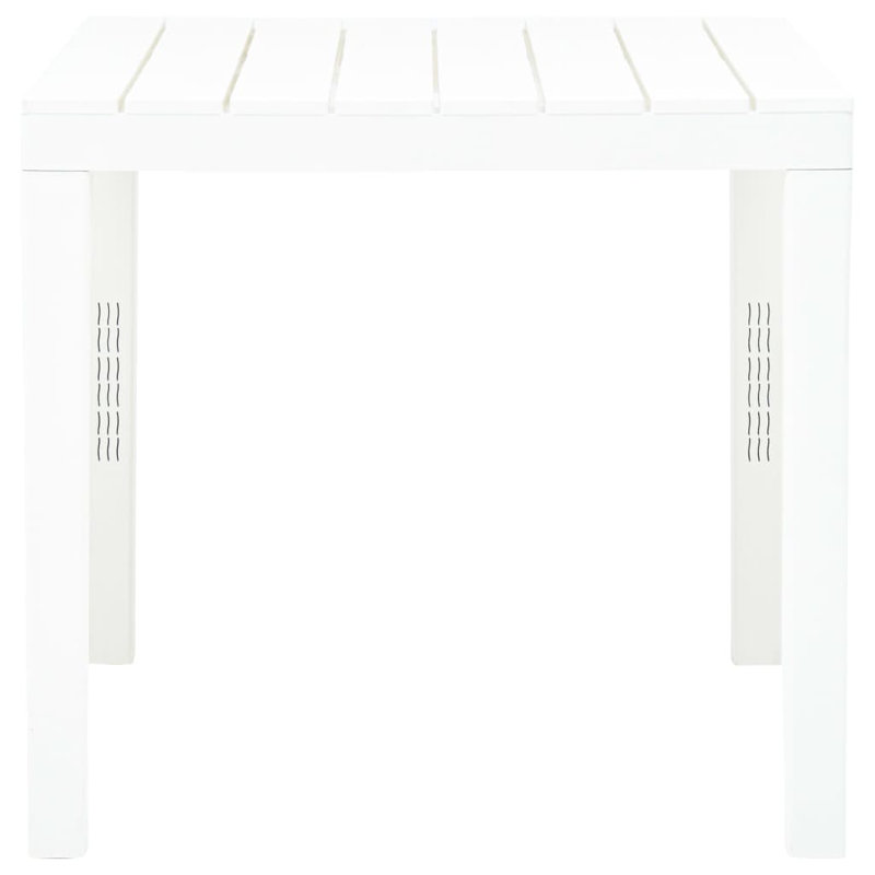 Jewell Plastic Coffee Table, White
