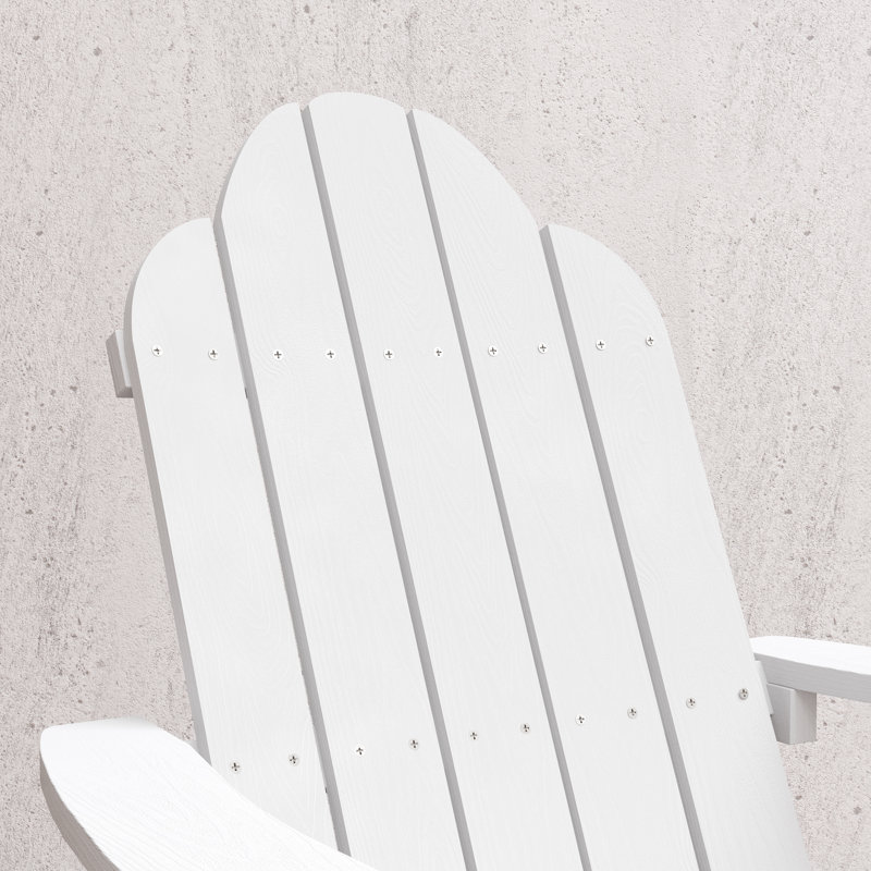 HDPS Adirondack Chair, White