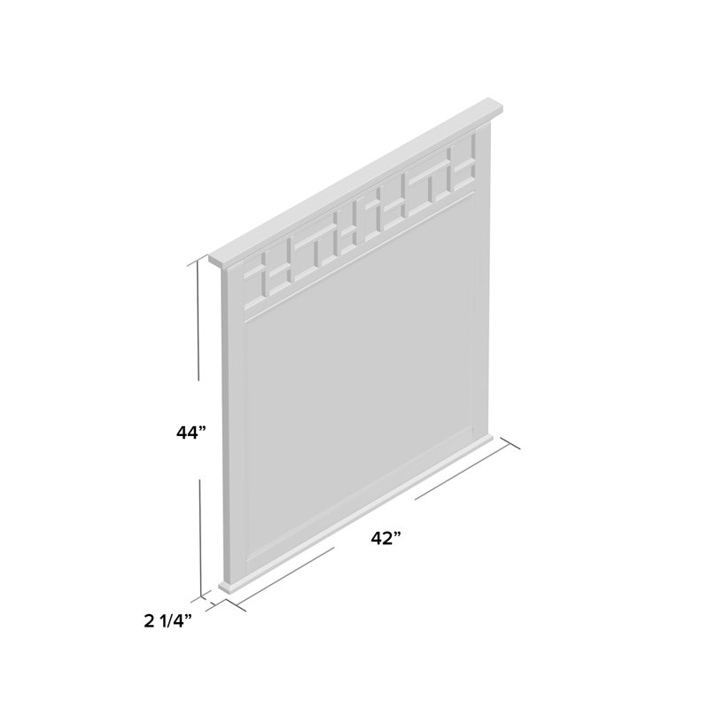 Miroir rectangulaire pour commode Cantwell