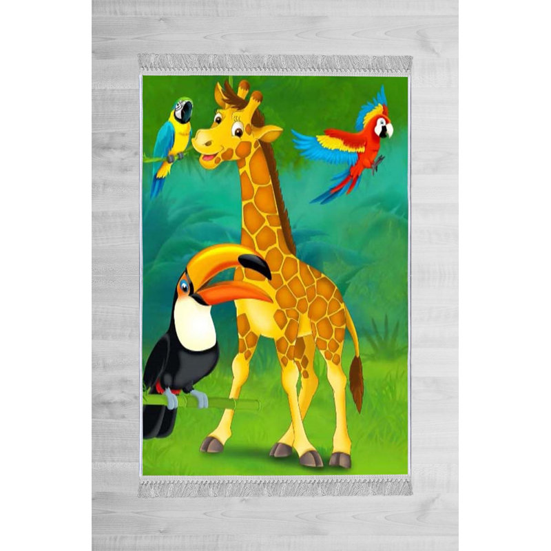 Luxurious Velvet Area Rug (4.6 x 7.2 ft), 100% Antibacterial Fabric, Non-Slip Cotton Backing, Pile Height: 0.4 in | Machine Washable, 3D Digital Print Design | Perfect for Living Room & Bedroom Decor, Soft & Durable