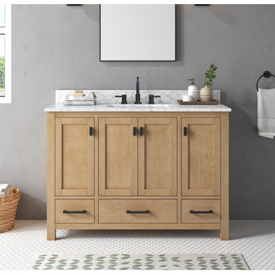 Meuble-lavabo simple 48 po avec plateau Souther