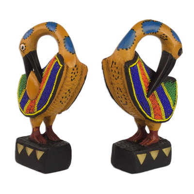 Ensemble de 2 figurines colorées Sankofa