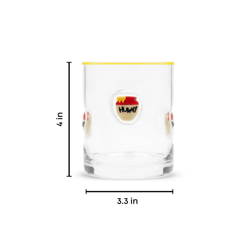 Pot de miel Winnie l'Ourson, icône de verre à jus