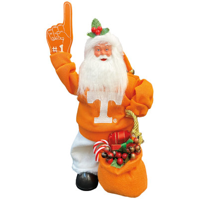 NCAA 12 inch Animated/Musical Santa
