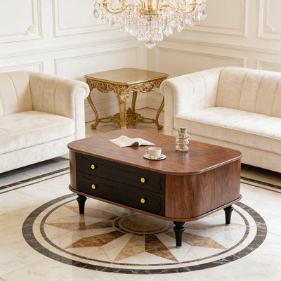 Table basse de style minimaliste avec tiroir