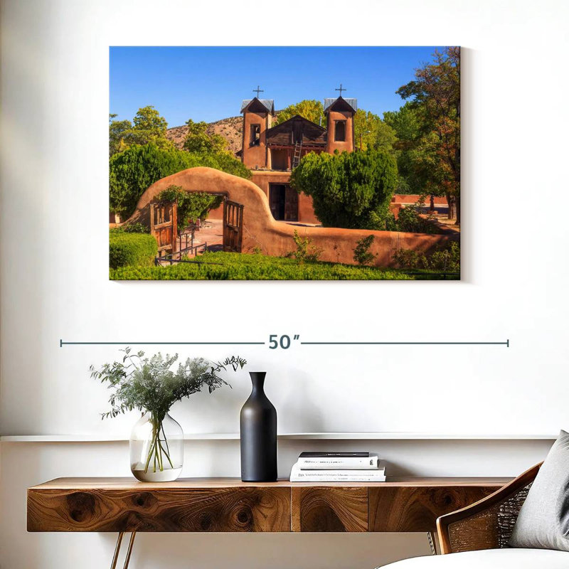 Santuario De Chimayo, H 26 po x l 39 po