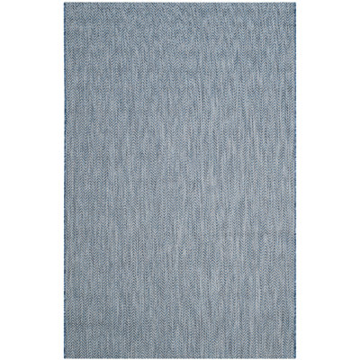 Azaad Navy/Grey Indoor/Outdoor Rug