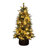 White 4' Pre-Lit Pine Christmas Tree