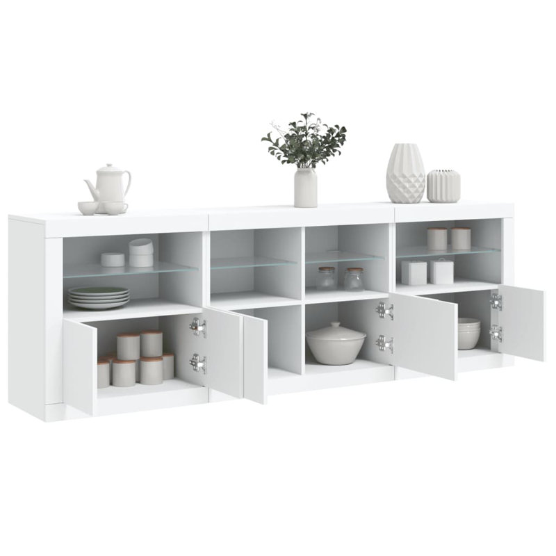 Bashiri 202cm Sideboard, White