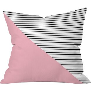 16x16 Orara Studio Christmas Tree Square Throw Pillow Pink/White - Deny  Designs