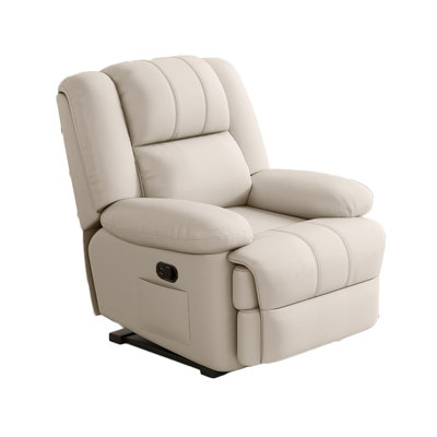 Minisha Faux Leather Swivel Recliner