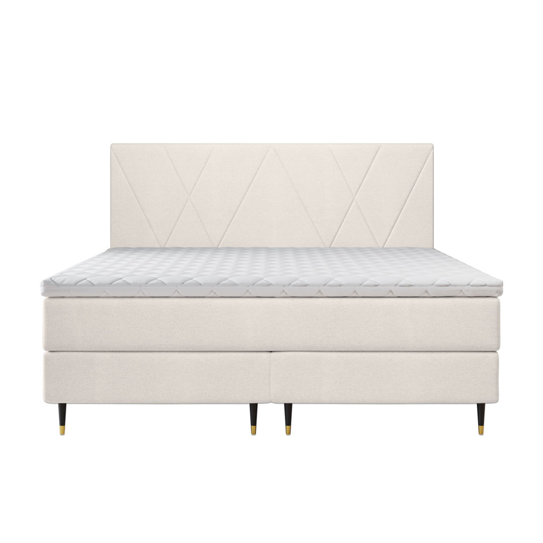 Boxspringbett Bazeley mit Topper