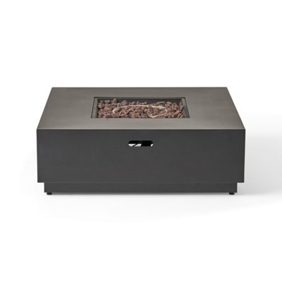 Square Iron Fire Pit, 50,000 BTU