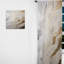 Or et gris abstrait ligne artistique III - Rideau moderne - Velours obscurcissant - 1 panneau-107831467