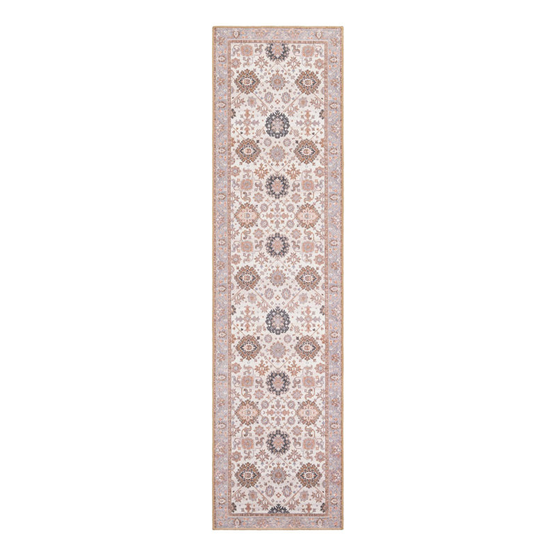 Memnune Performance Chenille Floral Indoor Rug, Runner 2'7" x 10'