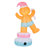 6FT Lighted Macaron Inflatable Rotating Gingerbread Man Decor