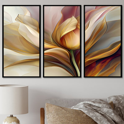 Colfontaine - Ensemble d'art mural tulipe