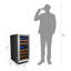 Smith & Hanks Dual Zone 15'' 32 Bottle Wine Refrigerator with Reversible Door