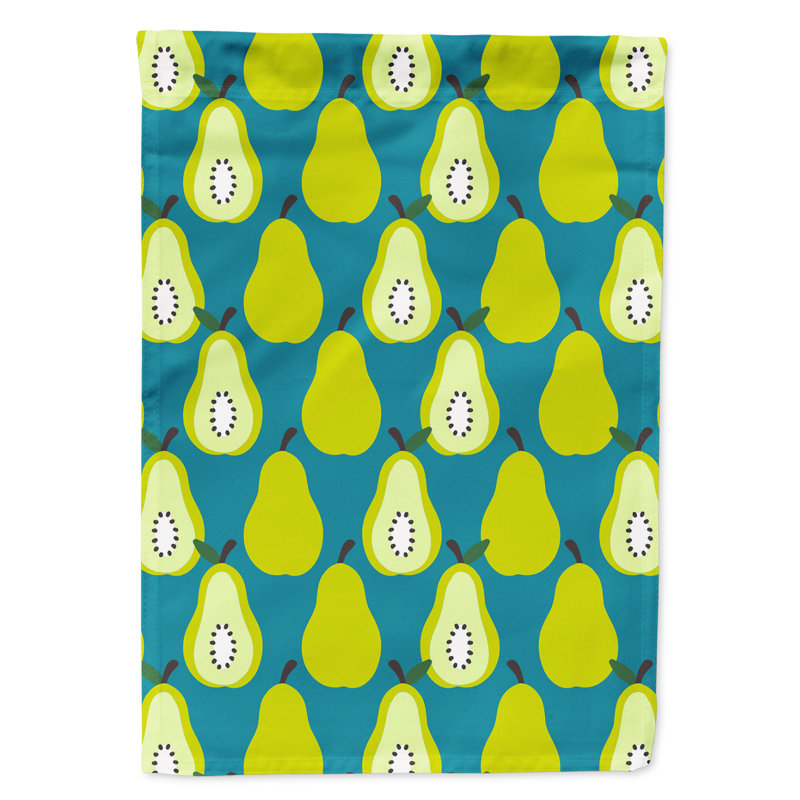 Polyester de 2 côtés en polyester 15 x 11 po drapeau de jardin, Vert