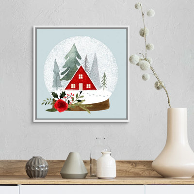 «Snow Globe Village Snow Globe Village II» par Victoria Barnes - impression sur toile tendue