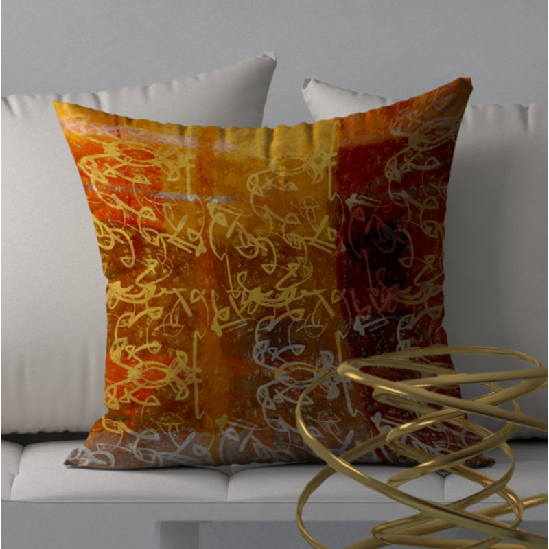Housse de coussin carrée/insert, 24 po x 24 po