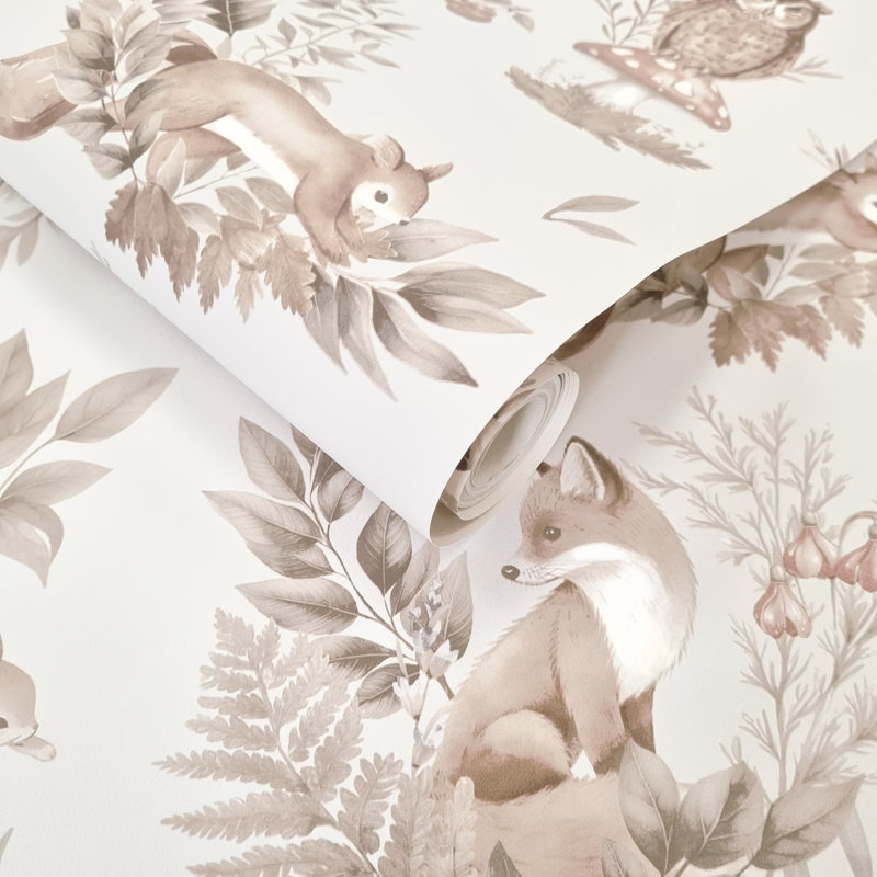 10.05m x 53cm Matte Wallpaper Roll, Cream Beige