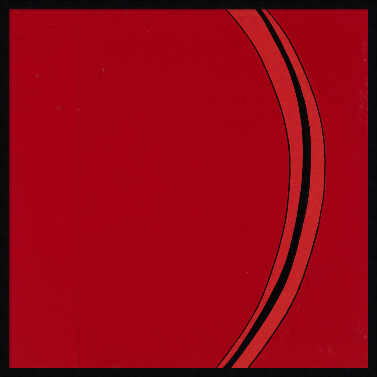Segment Print by Alex Dunn, Black, 33" H x 33" W