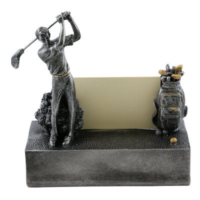 Porte-papier pivotant avec porte-cartes de golf