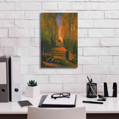 Peupliers en automne sur toile par MASTERS