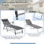 Chaise longue inclinable 53,5 po Pavelas
