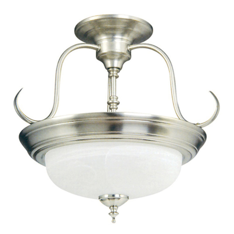 Glass Semi Flush Mount