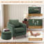 Fauteuil demi-tonneau avec repose-pieds Hintz-1679393697