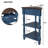 Deshay Wood Storage  Corner Table with Drawers and  Shelves-93085131