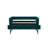 Upholstered Daybed with Trundle,USB Port ,Side Pockets, Modern V-grained backrest Design-1959751826