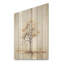 Beige, minimalisme, paysage africain II, arbre africain sur bois-1411360406