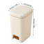 Plastic Step On Waste Bin-122911358