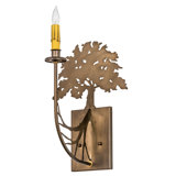 Rustic Lodge 1 - Light Candle Wall Light