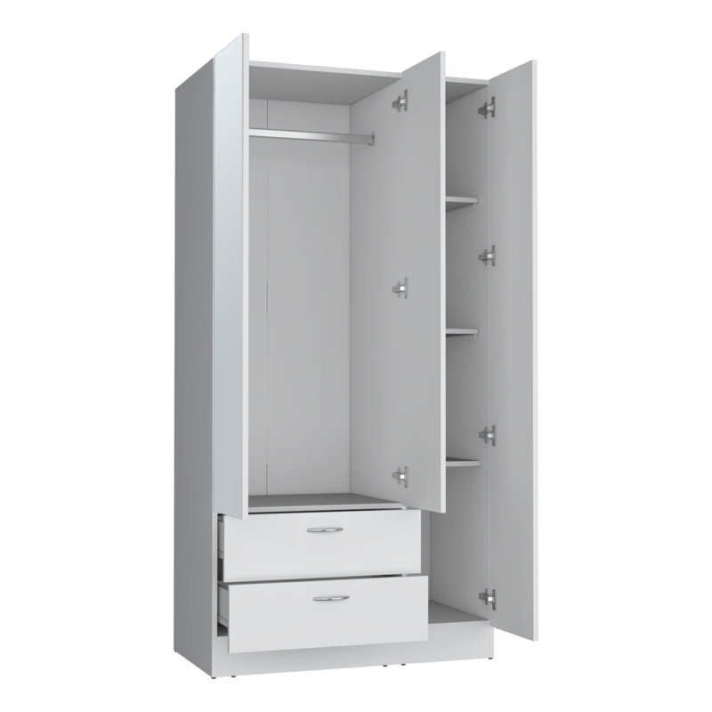 Armoire, chambre à coucher, blanc