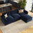 L-Shaped Modular Sectional with Ottoman-2005812734