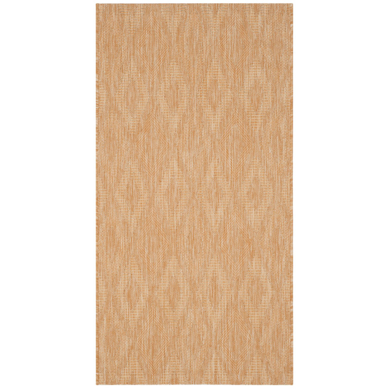 Colon Hooked Beige Indoor/Outdoor Rug, Rectangle 79 x 152 cm