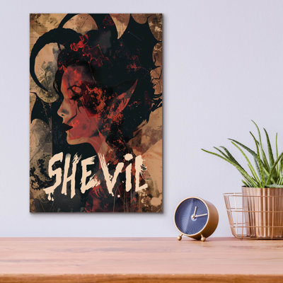 Art mural en verre Winston Porter «Shevil» par Andreas Magnusson