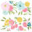 Exploded Floral Pink Wall Decals