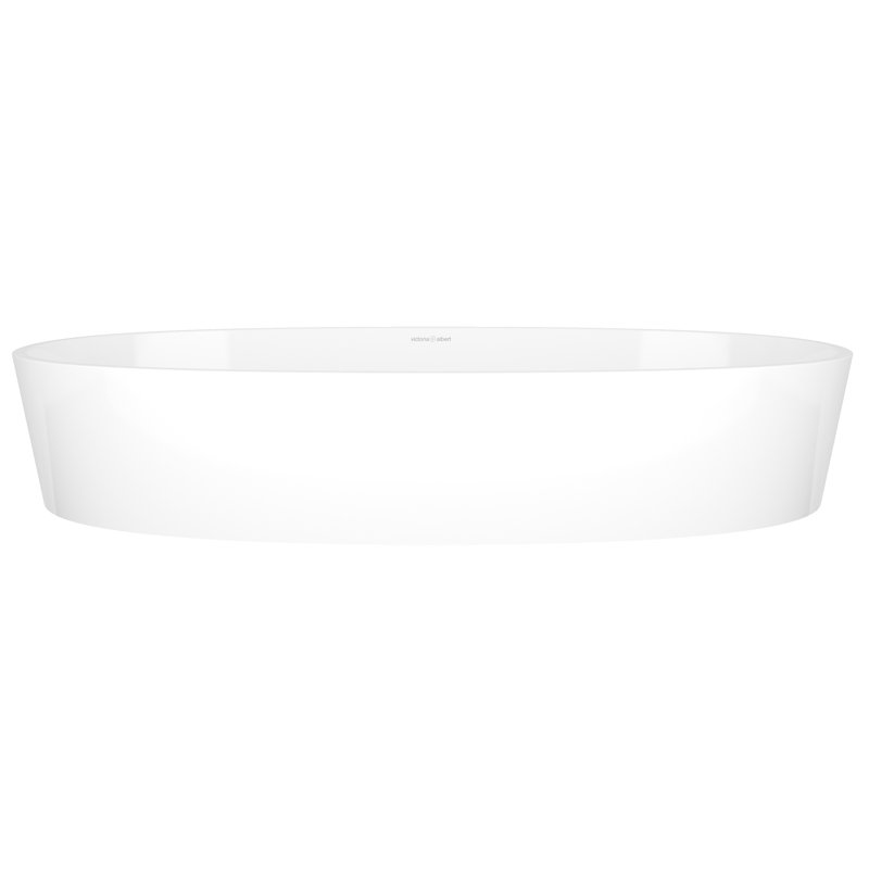 Ios 80 Oval 31-7/8" Vessel Lavatory Sink in Volcanic Limestone without Internal Overflow