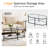 Caoimhlin Tempered Double-Layer Glass Oval Coffee Table-1355186454