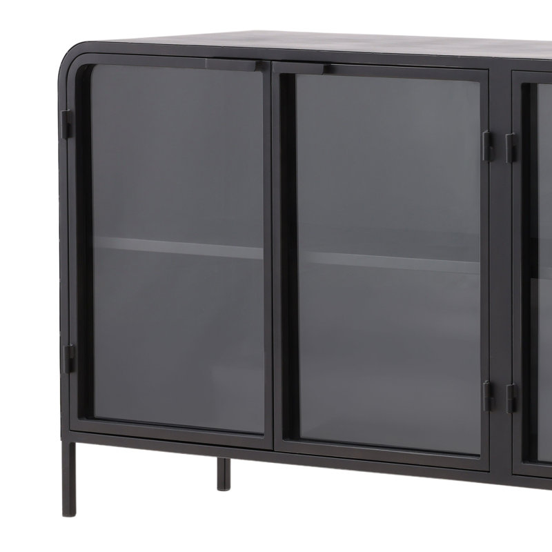 Jarin 79" Wide Sideboard, Black